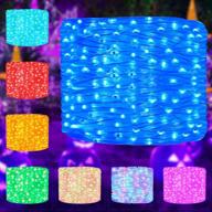 🎉 ollny rope lights 66ft 200 led - waterproof color changing outdoor string fairy lights - remote control for christmas halloween tree party indoor décor логотип