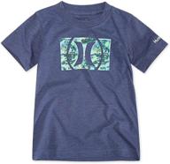 hurley graphic t shirt chambray tropical boys' clothing and tops, tees & shirts logo