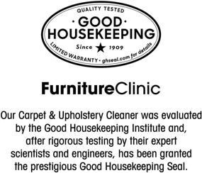 img 3 attached to 🛋️ Furniture Clinic Carpet & Upholstery Cleaner: Effective Fabric Spill & Dirt Remover for All Fabrics Including Silk & Wool, 17 oz