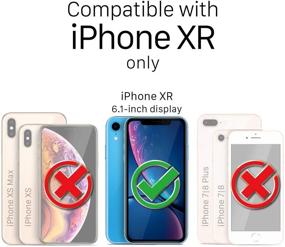 img 3 attached to 📱 Чехол Vena vArmor Rugged для Apple iPhone XR (6,1 дюйма) - военный класс защиты от ударов, чехол-футляр с клипсой для пояса и подставкой для просмотра в цвете Space Gray