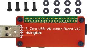 img 3 attached to 🔌 Улучшите Raspberry Pi Zero/W с модулем расширения Dongle с разъемом USB Type-A от risingsaplings - комплектом Breakout Module Kit