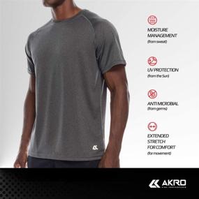 img 3 attached to Akro Workout Moisture Athletic Performance