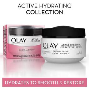 img 1 attached to Olay Active Hydrating Cream Face Moisturizer: Ultimate Moisture for Your Skin - 1.9 fl oz