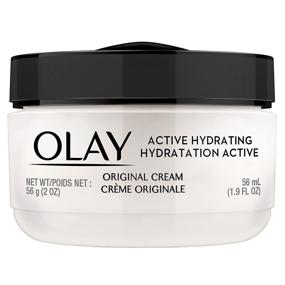 img 4 attached to Olay Active Hydrating Cream Face Moisturizer: Ultimate Moisture for Your Skin - 1.9 fl oz