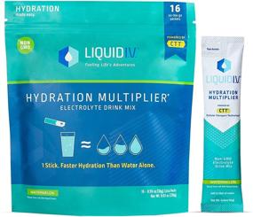img 4 attached to 🍉 Maximize Hydration with Liquid I.V. Watermelon Hydration Powder Packets - Electrolyte Drink Mix for Quick Replenishment - Convenient Single-Serving Stick