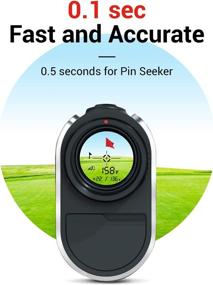 img 3 attached to 🏌️ FineCaddie UPL300 0.1 Second Fast Golf Laser Range Finder - 1093 Yard Range, Slope Mode, Pin Lock Technology with Vibration Alert, USB C-Type Rechargeable, 6X Magnification, Case