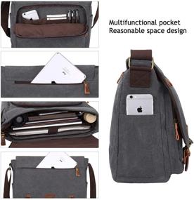 img 2 attached to S ZONE Messenger Shoulder 13 3 15Inch Briefcase Laptop Accessories in Bags, Cases & Sleeves