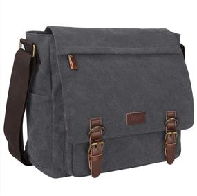 img 4 attached to S ZONE Messenger Shoulder 13 3 15Inch Briefcase Laptop Accessories in Bags, Cases & Sleeves