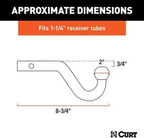 img 3 attached to CURT 45582 Trailer 2 Inch Receiver