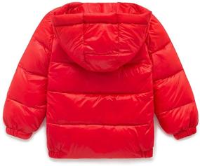 img 3 attached to Warm Hooded Puffer Jacket for Kids and Teens - Simplee Kids Little Boys and Girls Winter Light Down Coat Outwear for 2-8 Years