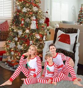 img 3 attached to Snowman-themed Matching Christmas Pajamas: Stylish Sleepwear for Men