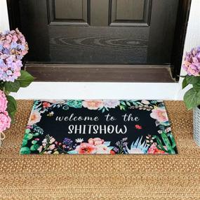 img 2 attached to Decorative Doormats Non Slip Decoration Low Profile