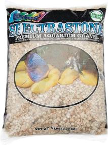 img 4 attached to 🐠 Spectrastone Ocean Beach Pebble 5lb Bag - Ideal for Freshwater Aquariums
