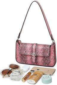 img 2 attached to 👜 Timeless Elegance: S ZONE Leather Shoulder Handbags for Women - Stylish Handbags & Wallets