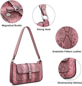 img 1 attached to 👜 Timeless Elegance: S ZONE Leather Shoulder Handbags for Women - Stylish Handbags & Wallets