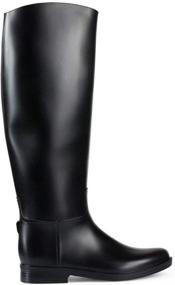 img 2 attached to 👢 HORZE Rubber Soled Chester Tall Dress Boots