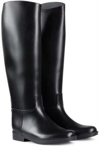 img 4 attached to 👢 HORZE Rubber Soled Chester Tall Dress Boots