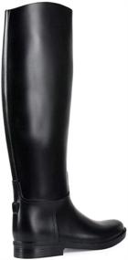 img 1 attached to 👢 HORZE Rubber Soled Chester Tall Dress Boots