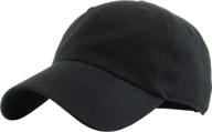 🧢 kbethos original classic low profile cotton hat: adjustable baseball cap for men and women – unconstructed dad hat with plain and timeless design logo