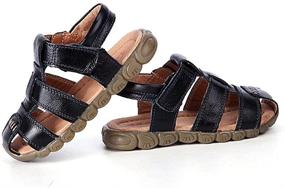 img 2 attached to LONSOEN Outdoor Athletic Sandals Hiking Boys' Shoes