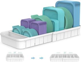 img 4 attached to 🔍 Streamline Your Kitchen with the Ultimate Expandable Lid Organizer