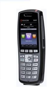 img 1 attached to SpectraLink 8440 Handset Black 2200 37150 001