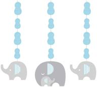 🐘 adorable little peanut boy hanging decorations - pack of 3 by creative converting logo