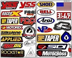 img 1 attached to Racing Decal Sticker Motocross Sheets