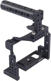 img 1 attached to 📷 Enhanced Camera Rig Kit for Sony A7II/A7III/A7SII/A7M3/A7RII/A7RIII - Poyinco Camera Cage with Cold Shoe Mount and Top Handle - A7iii Accessories