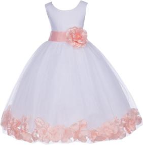 img 1 attached to 🌸 Внимание привлекающая взгляды Ekidsbridal Одежда и платья для девочек с цветочными лепестками для дней рождения.