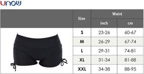 img 1 attached to UNOW Womens Adjustable Waistband Tankinis