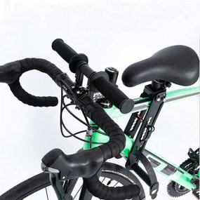 img 4 attached to 🚲 Комплект аксессуаров для велосипедного сидения и руля Peedeu Kids - передние сиденья для велосипедов с педалями для детей в возрасте от 2 до 5 лет (до 48 фунтов), совместимые со всеми взрослыми горными велосипедами: улучшенный SEO