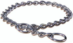 img 1 attached to Hamilton 22-Inch Extra Heavy Choke Chain Dog Collar: Ultimate Control and Durability for Strong Dogs