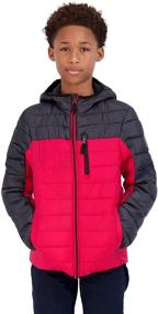 img 4 attached to 🧥 Boys' ZeroXposur Puffer Jacket with Elastic Fleece Lining
