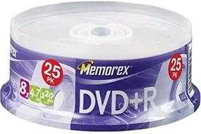 img 1 attached to 📀 Memorex 4.7GB 8X DVD+R Media (25-Pack Spindle) - High Quality, Long-lasting Storage Solution