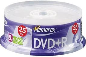 img 3 attached to 📀 Memorex 4.7GB 8X DVD+R Media (25-Pack Spindle) - High Quality, Long-lasting Storage Solution