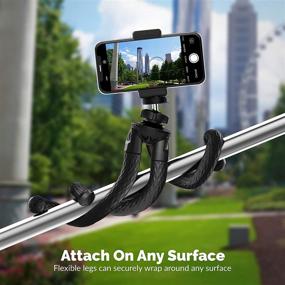 img 3 attached to 📷 Sabrent TP-FLTP-TBHD-VI Universal Flexible Tripod with Ball Head Bundle - Enhanced for Standard Tripod Mount
