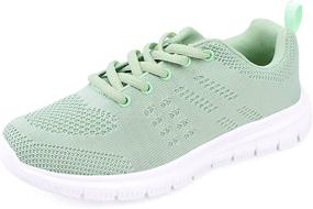 img 4 attached to Huayuanwell Walking Sneakers Athletic Platform Women's Shoes for Athletic