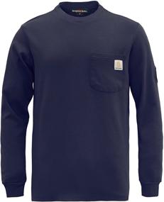 img 4 attached to 🔥 BOCOMAL NFPA2112 Resistant Shirts: Flame Retardant Men's Clothing and Shirts