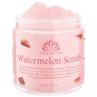 🍉 watermelon scrub: gentle exfoliating bath and face scrub for women, enriched with dead sea salt, shea butter, vitamin e, and organic oils - cleanses, nourishes, and reveals radiant skin, 10 oz logo