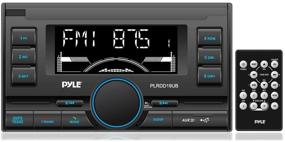 img 2 attached to 📻 Pyle PLRDD19UB Bluetooth Double-DIN Receiver with USB/SD Card Readers, AM/FM Radio, AUX Input, Remote Control