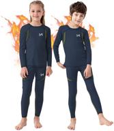 🧥 stay cozy and warm with our fleece compression thermal underwear for boys! logo