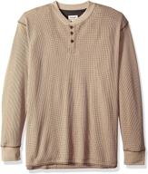 wrangler authentics sleeve waffle henley: quality men's clothing shirts logo