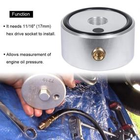 img 1 attached to 🔧 Oil Pressure Adapter for GM 4.8L, 5.3L, 5.7L, 6.0L Engines (1996-2006) - Comparable to J-42907 & EN-47971 - Ideal for Generation IV & V V8 Engines