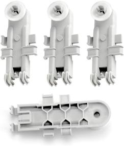 img 3 attached to 🔧 Dishwasher Upper Rack Wheel Replacement Part - 4 PACK 8268743 WP8268743 by AMI PARTS - Compatible with Dishwasher Upper Rack Roller - Replaces 830899, AP6012252, PS11745459, EAP11745459, WP8268743VP