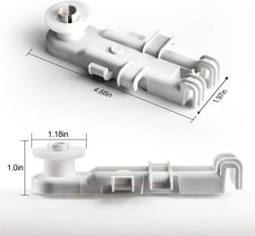 img 2 attached to 🔧 Dishwasher Upper Rack Wheel Replacement Part - 4 PACK 8268743 WP8268743 by AMI PARTS - Compatible with Dishwasher Upper Rack Roller - Replaces 830899, AP6012252, PS11745459, EAP11745459, WP8268743VP