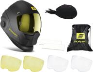 esab halo sentinel a50 auto welding helmet 0700000800 + complimentary accessories logo