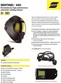 img 1 attached to ESAB Halo Sentinel A50 Auto Welding Helmet 0700000800 + Complimentary Accessories