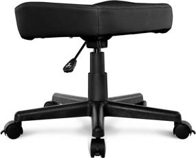 img 2 attached to AKRacing Footstool Leather Height Adjustable Ottoman