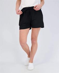 img 3 attached to Real Essentials 3 Pack: Women's Athletic Lounge Shorts - Jogging Workout Yoga Sweat Shorts with Pockets, Drawstring